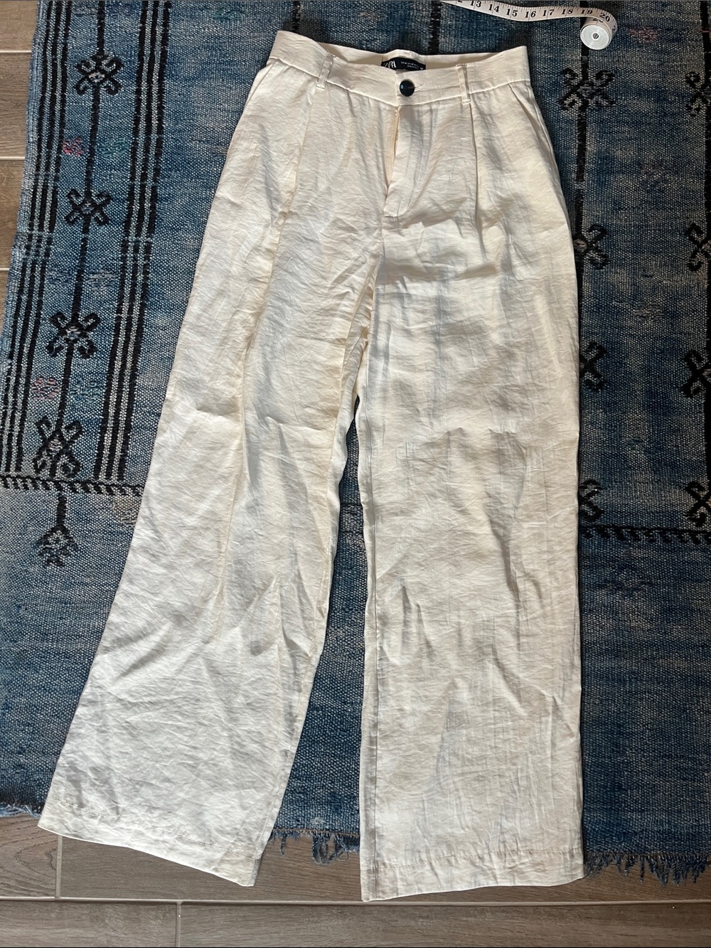 Chic Ecru Zara Trousers